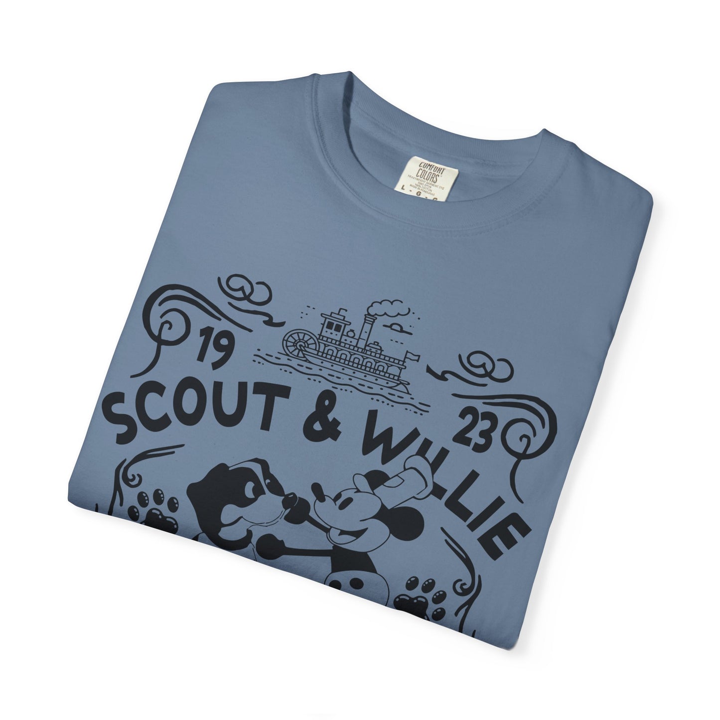 Vintage Scout and Steamboat Willie T-Shirt