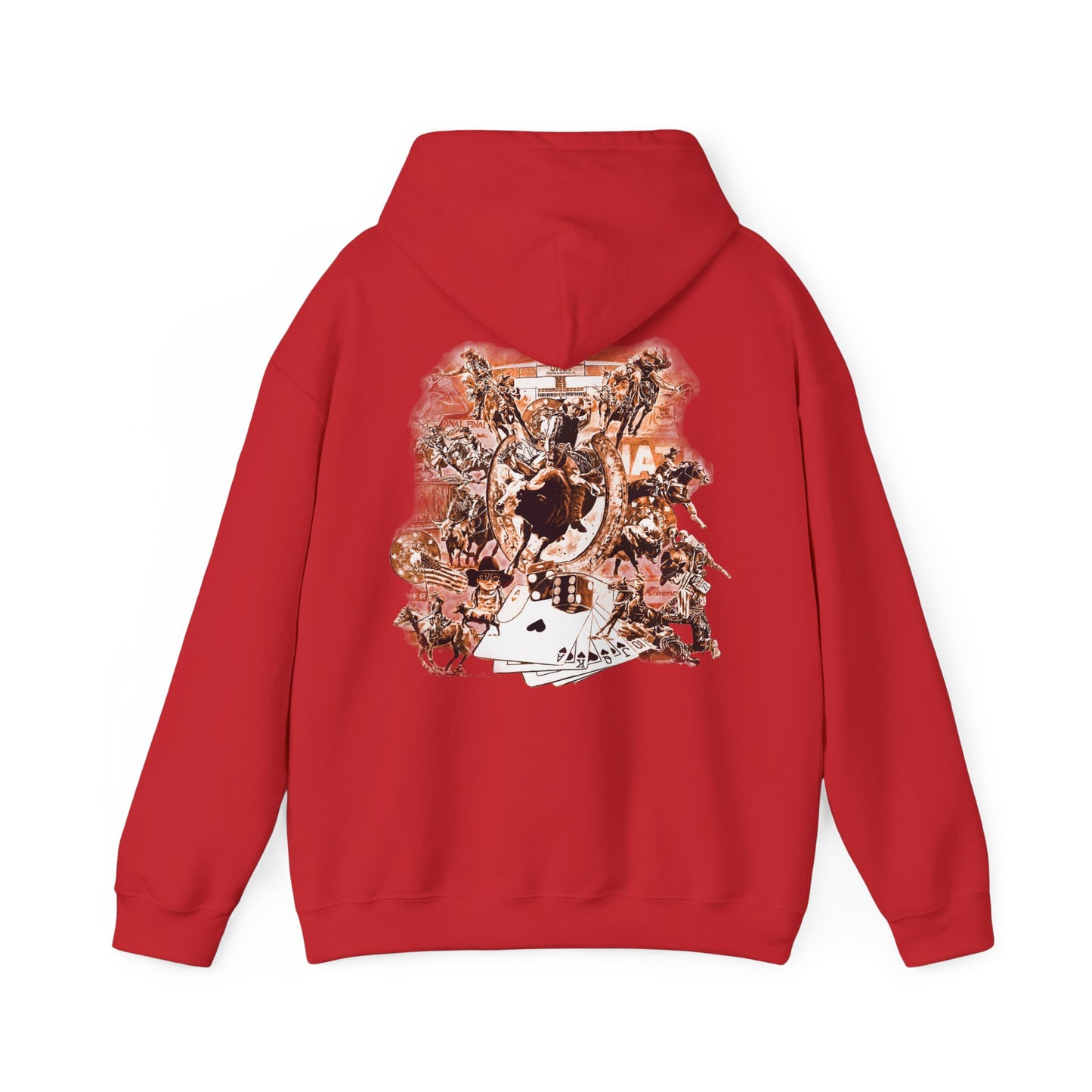 Vegas NFR Rodeo, Heavy-Blend Hooded Sweatshirt, National Finals Rodeo
