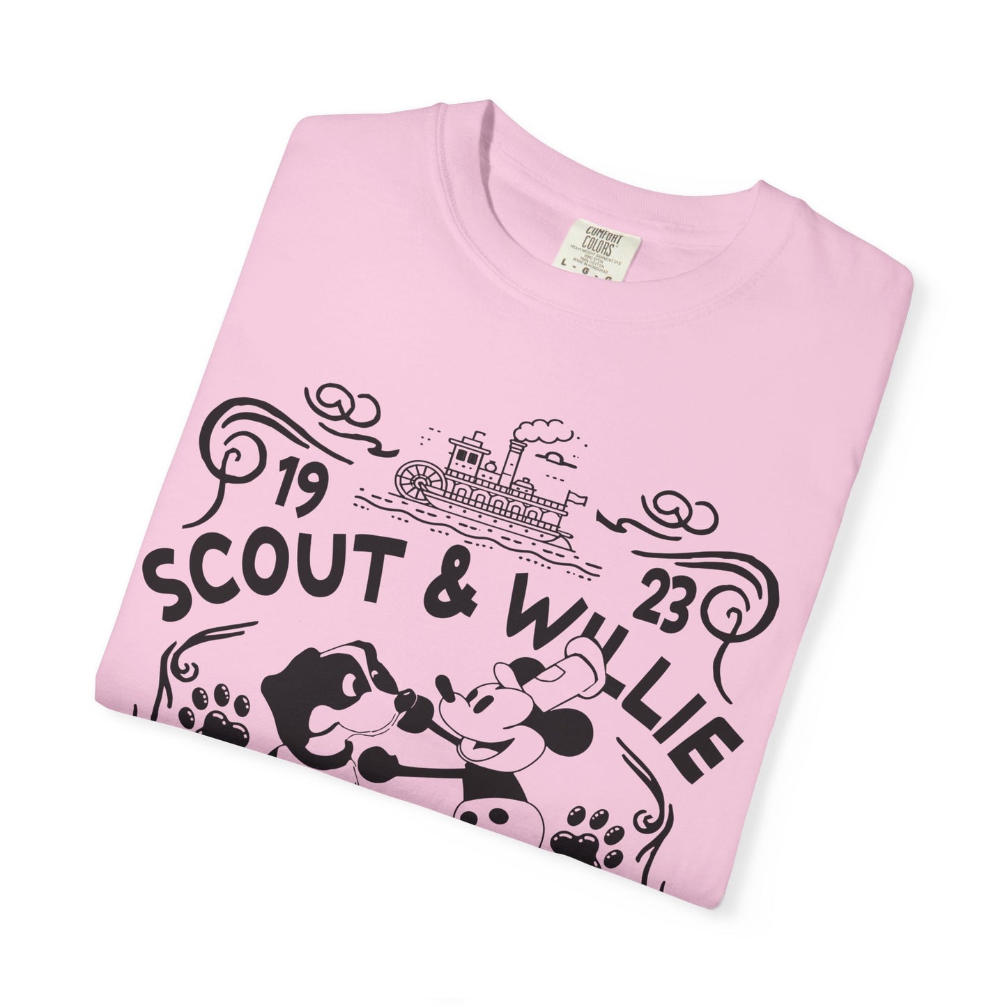 Vintage Scout and Steamboat Willie T-Shirt
