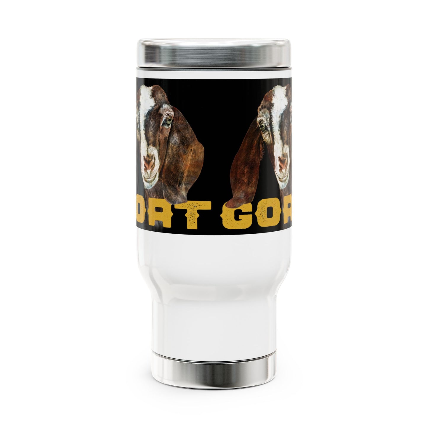 Stainless Steel Travel Mug with Handle, 14oz