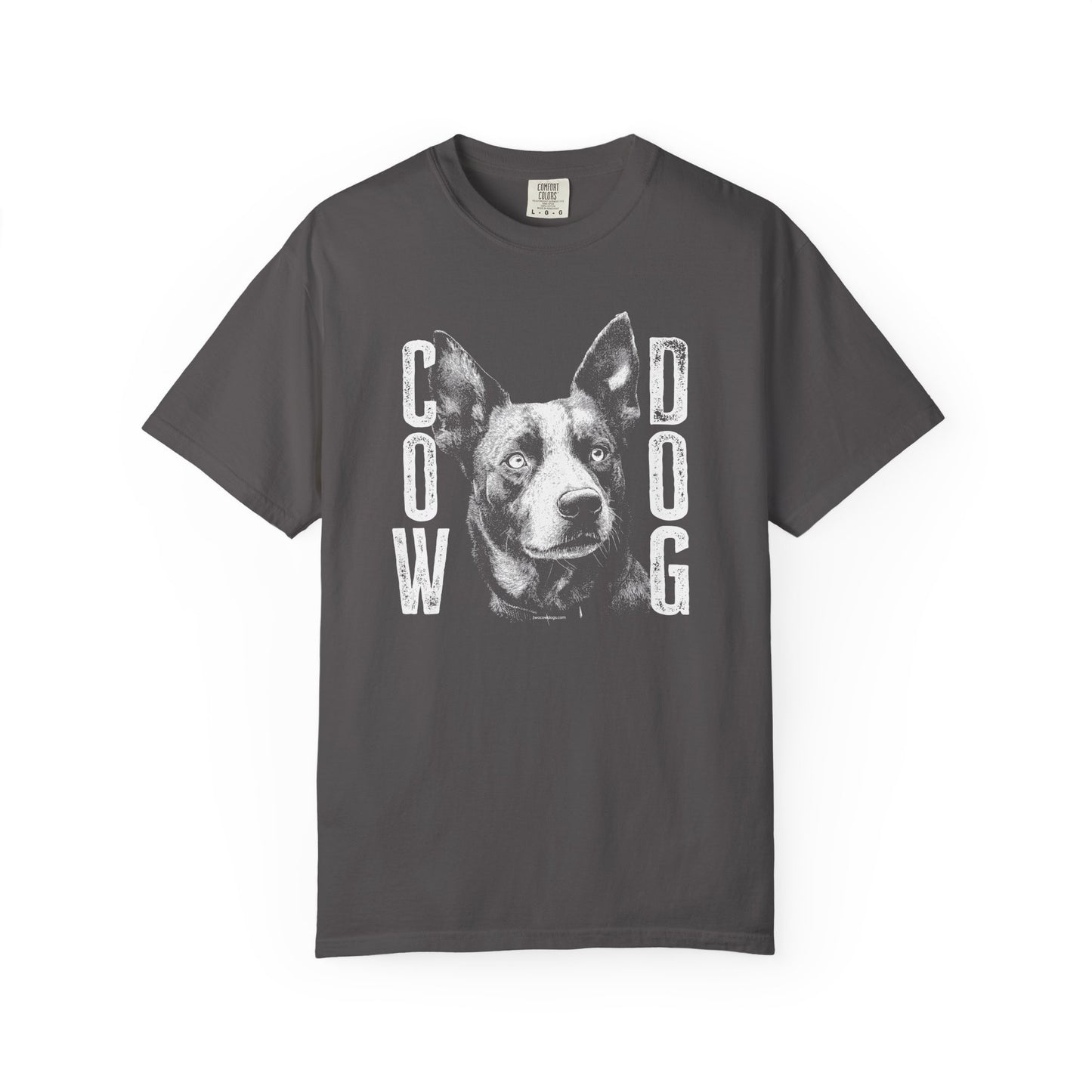 Cowdog Design with "COW DOG", Garment-Dyed T-shirt with