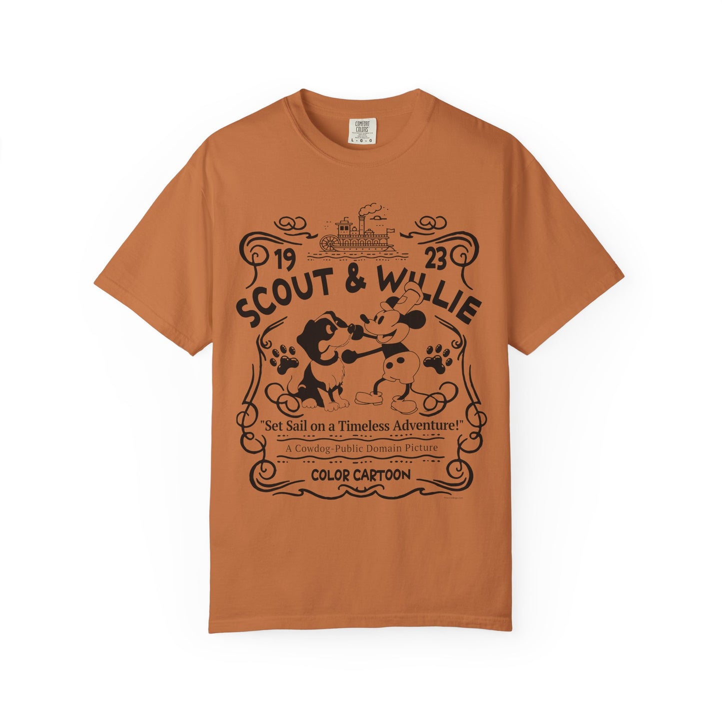 Vintage Scout and Steamboat Willie T-Shirt