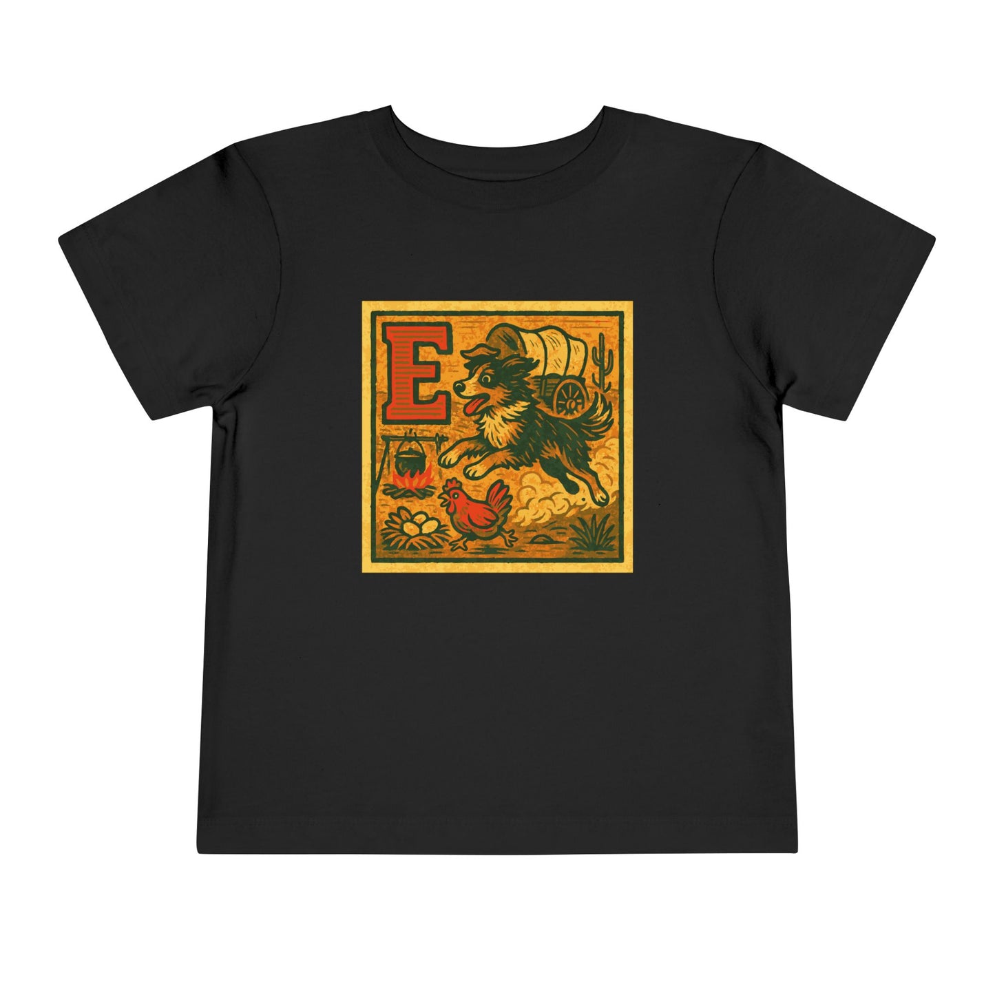 Western Block "E" Toddler Heavy Cotton™ Tee