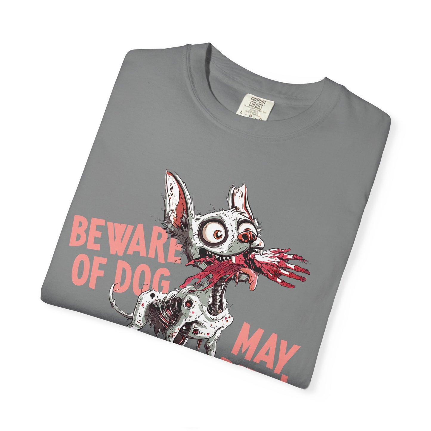 Beware of Dog Unisex T-Shirt, Super-Soft Garment-Dyed Tee