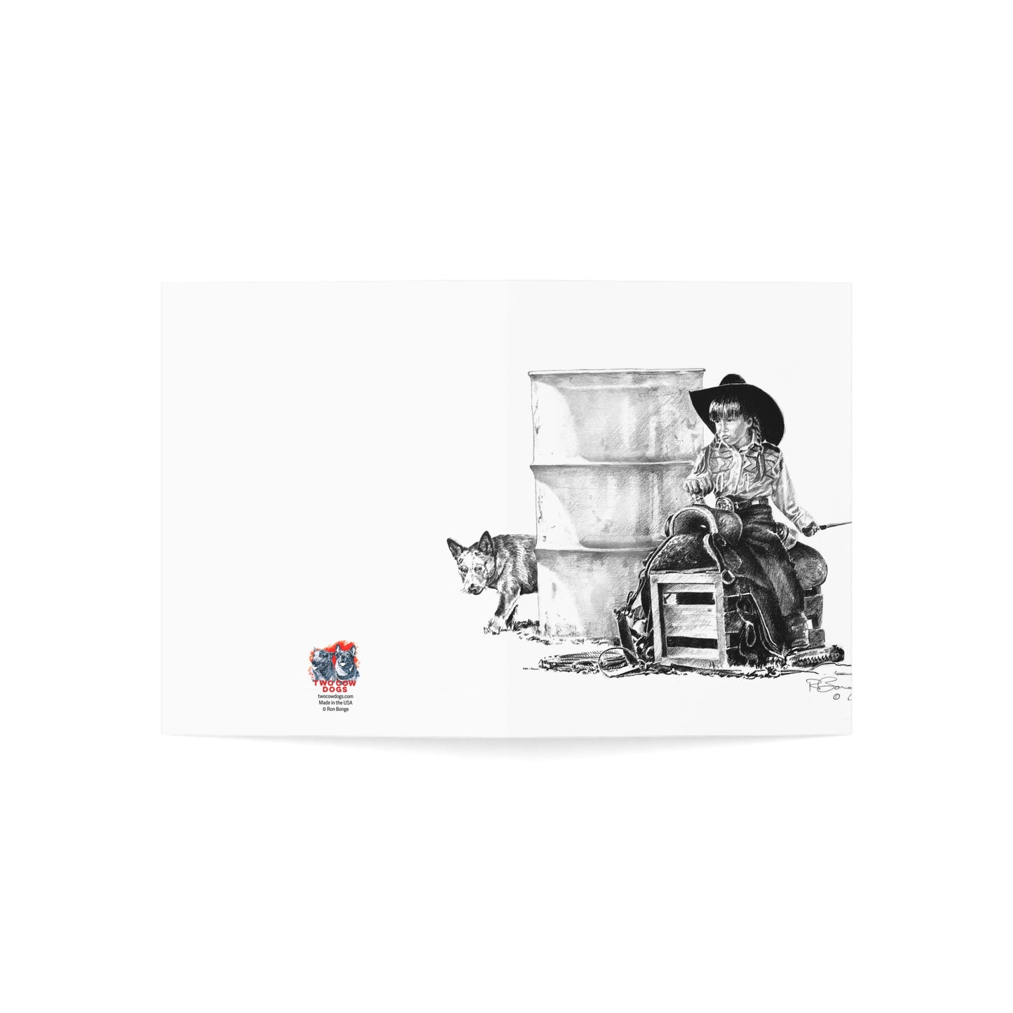 Future Barrel Racer, Blank Notecards (envelopes included)