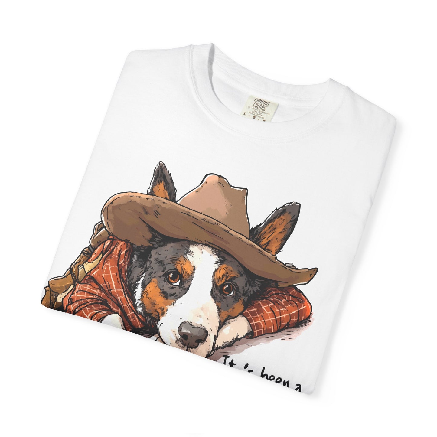 Garment-Dyed T-shirt Hard Days Night Cowdog Shirt