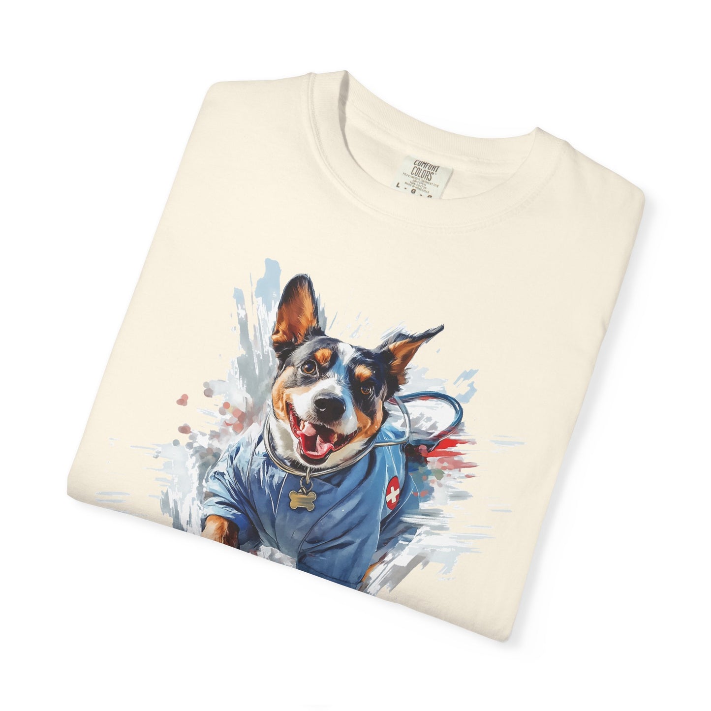 Heeler 911 Unisex T-shirt - Nurse Heeler Dog Design