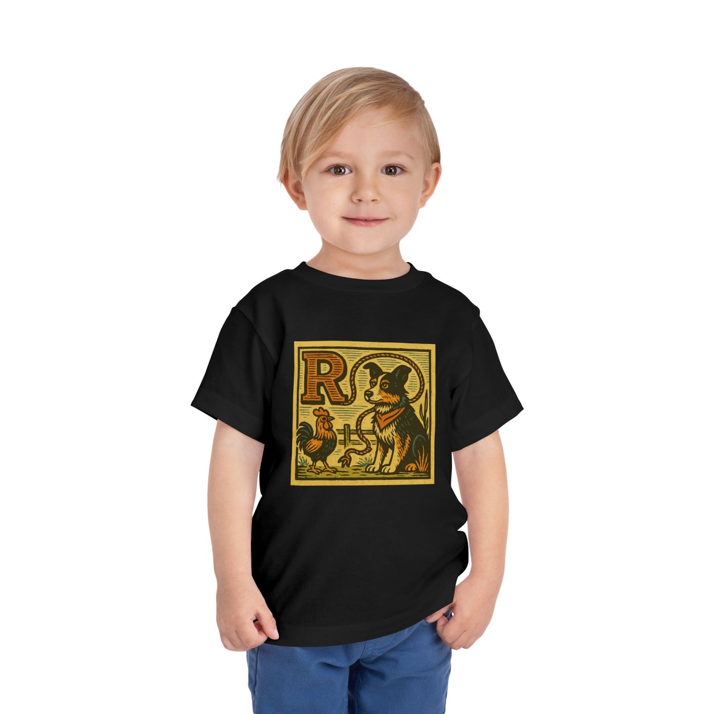 Western Block "R" Toddler Heavy Cotton™ Tee