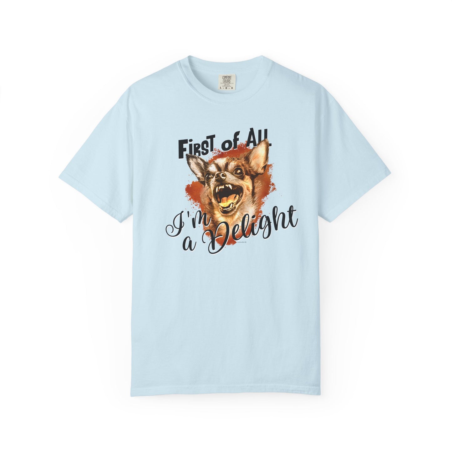 Chihuahua T-shirt - Unisex Garment-Dyed