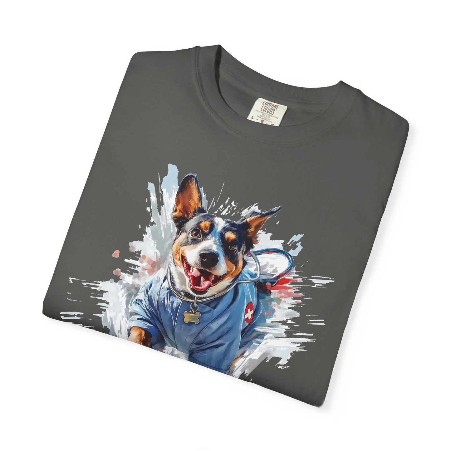 Heeler 911 Unisex T-shirt - Nurse Heeler Dog Design