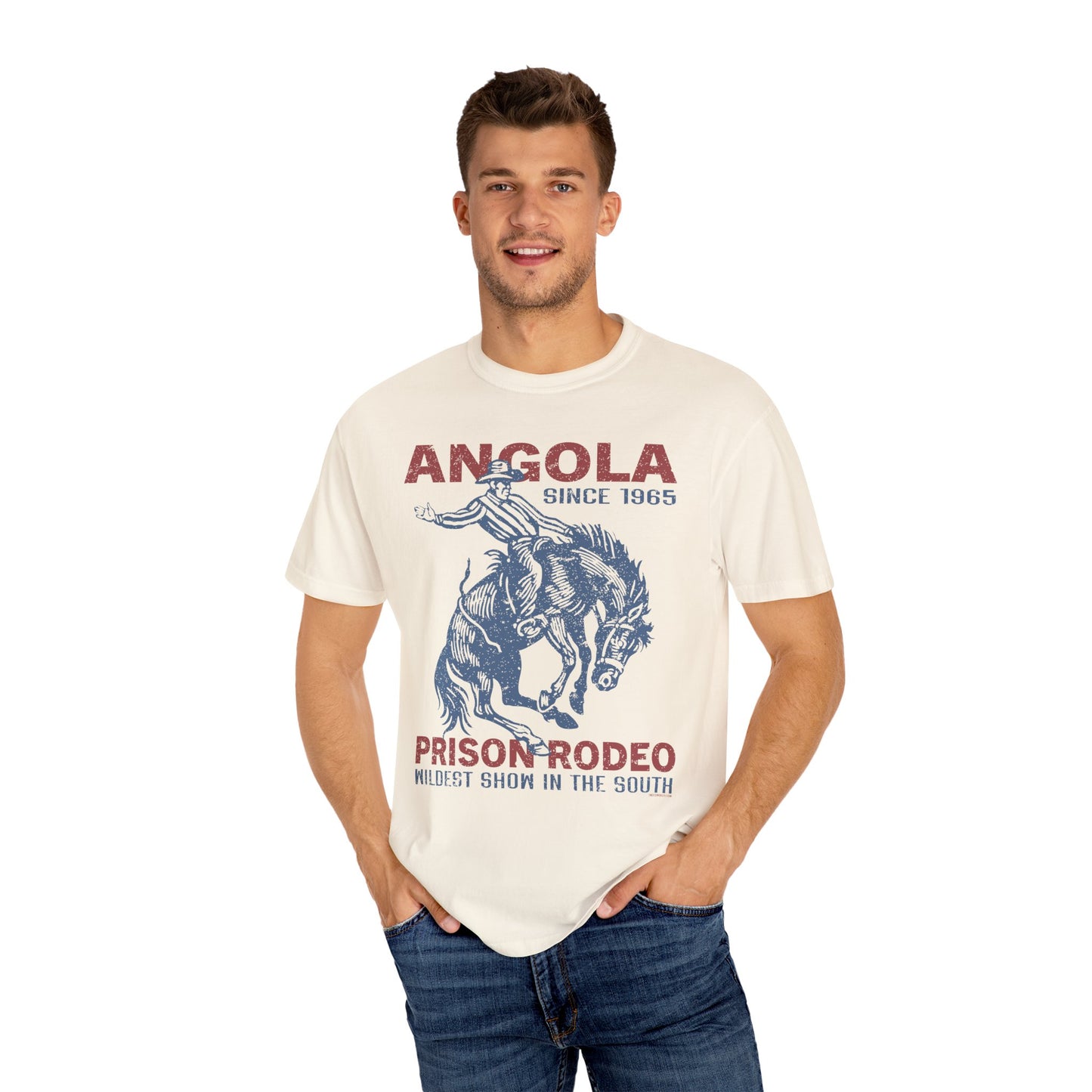 Vintage Angola Prison Rodeo T-Shirt, Unisex Tee, Graphic Top, Festival Clothing, Unique Gift for Cowboys, Hipster Shirt