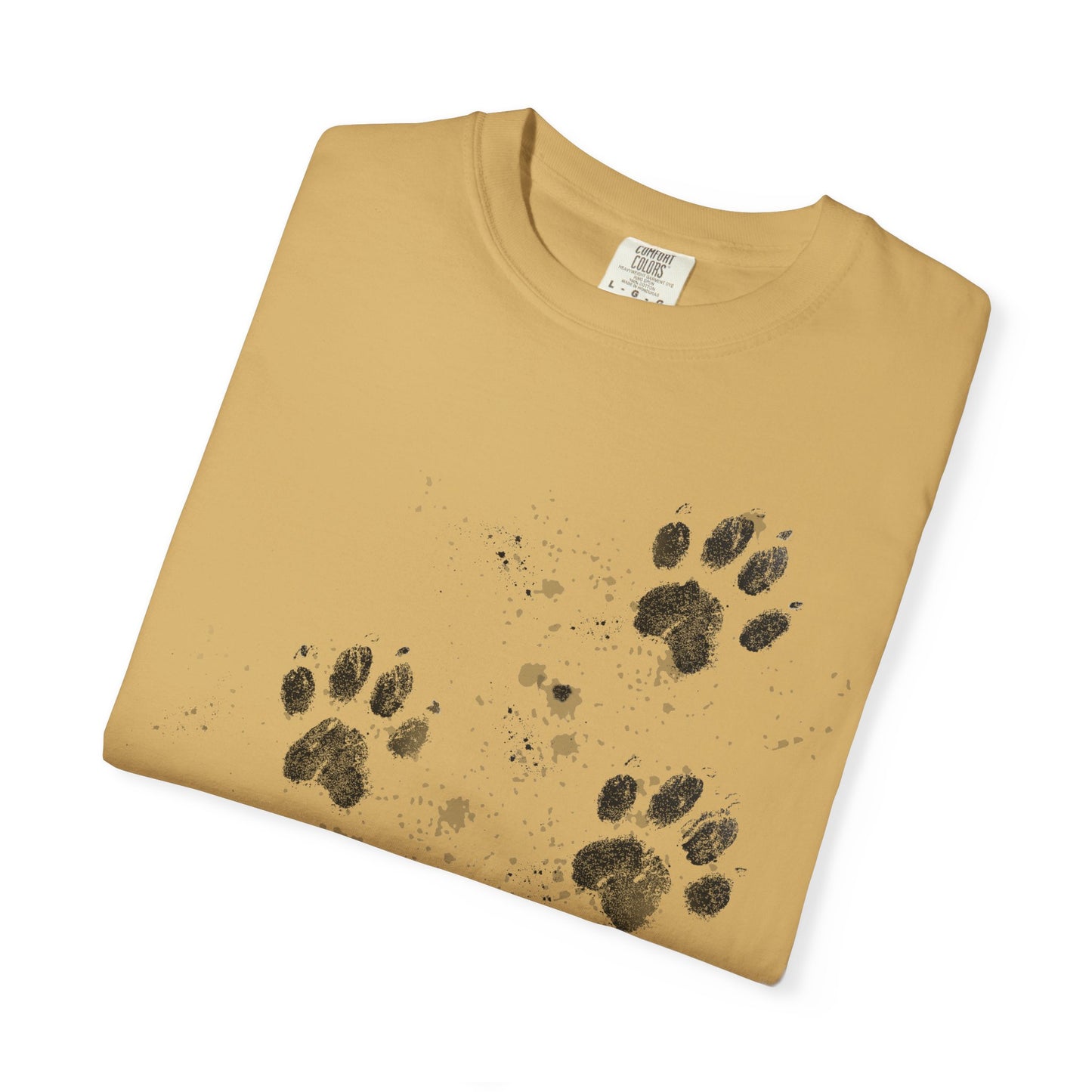Dog Tracks T-Shirt - Unisex Garment-Dyed