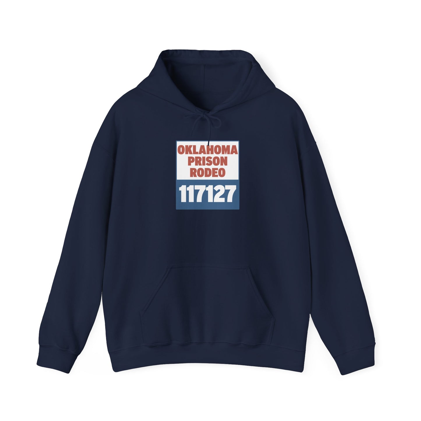 Vintage Rodeo Hoodie with 1940s Prison Rodeo Poster Design