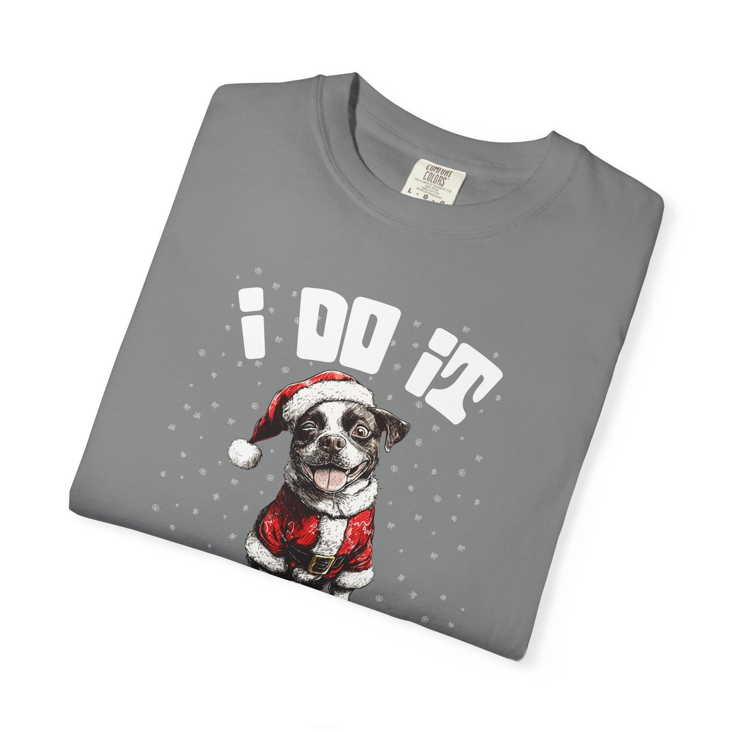 Holiday Cheer Unisex Garment-Dyed T-shirt, Christmas Gift Tee, Funny Xmas Shirt