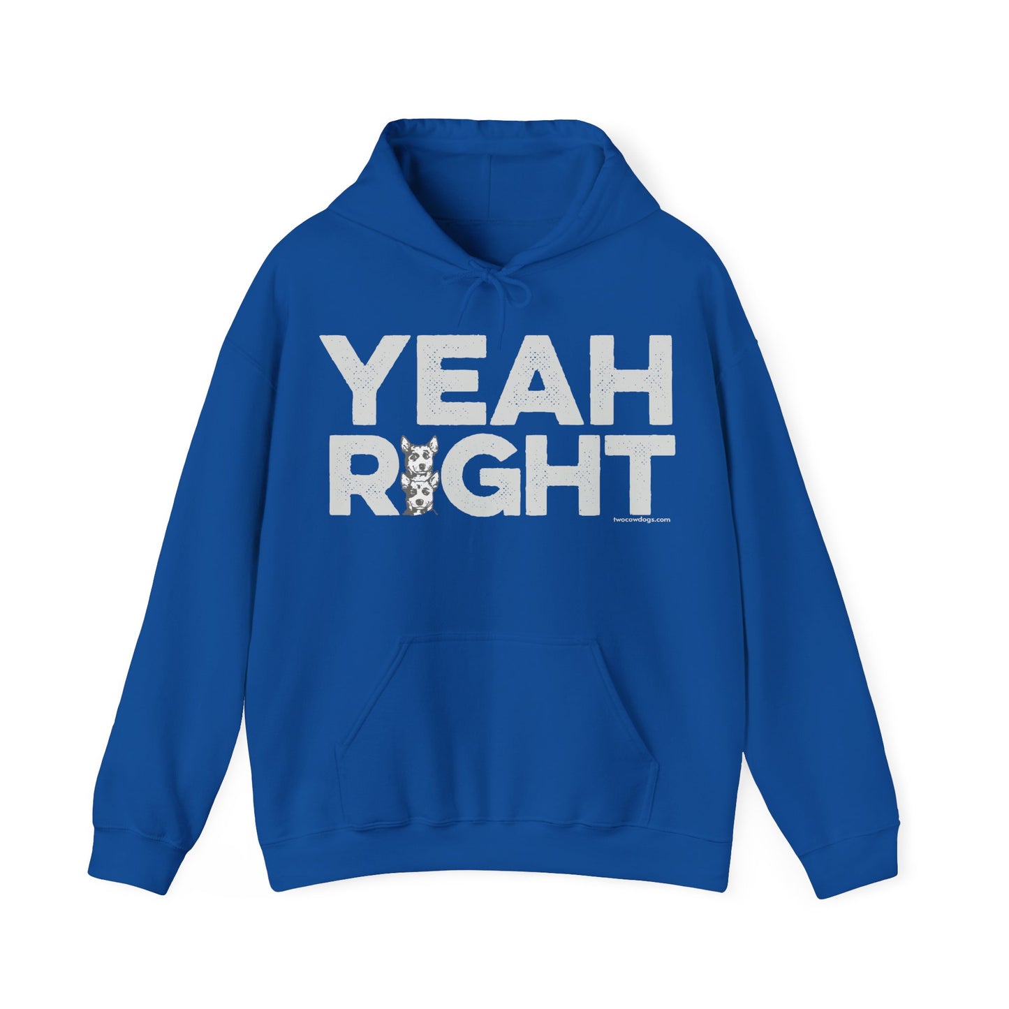 YEAH RIGHT, Heavy-Blend Hooded Sweatshirt