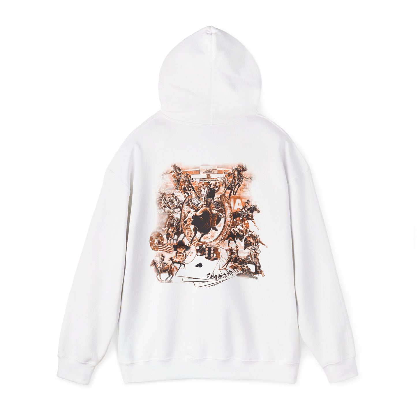 Vegas NFR Rodeo, Heavy-Blend Hooded Sweatshirt, National Finals Rodeo