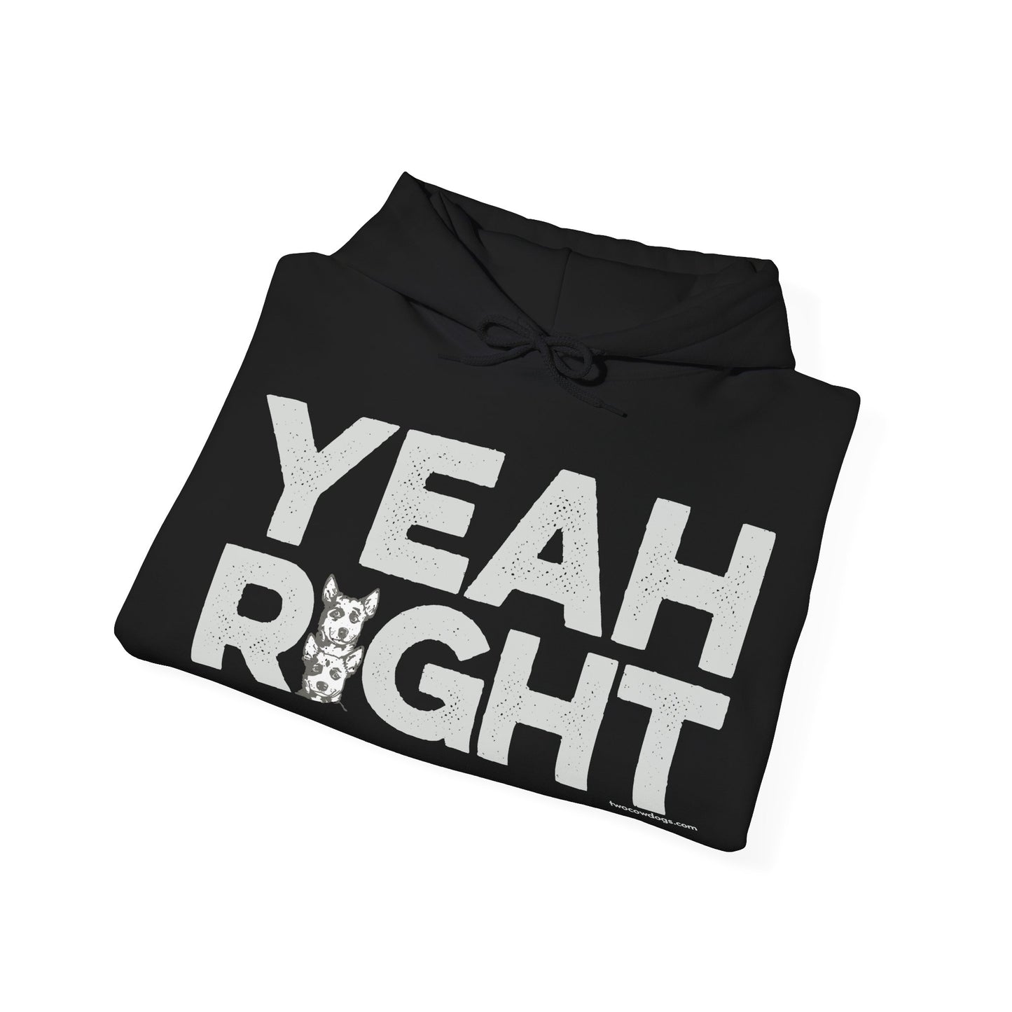 YEAH RIGHT, Heavy-Blend Hooded Sweatshirt