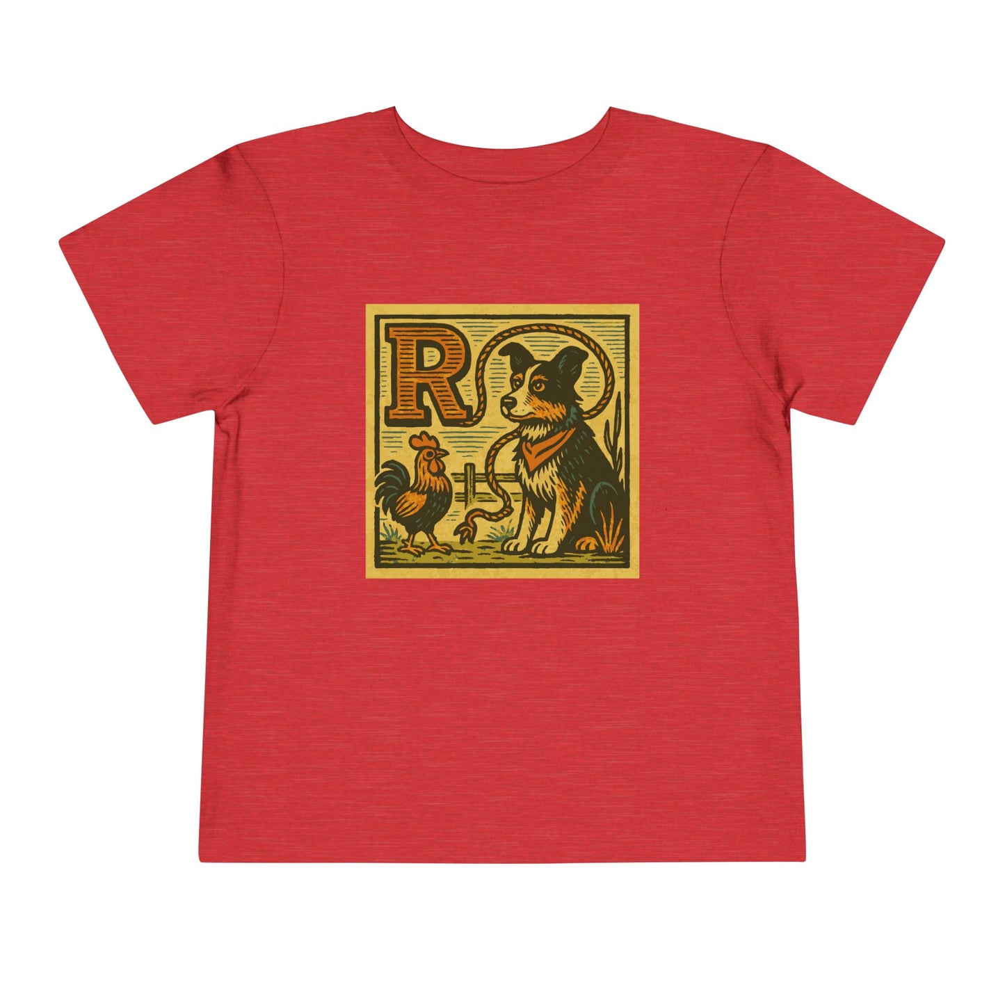 Western Block "R" Toddler Heavy Cotton™ Tee