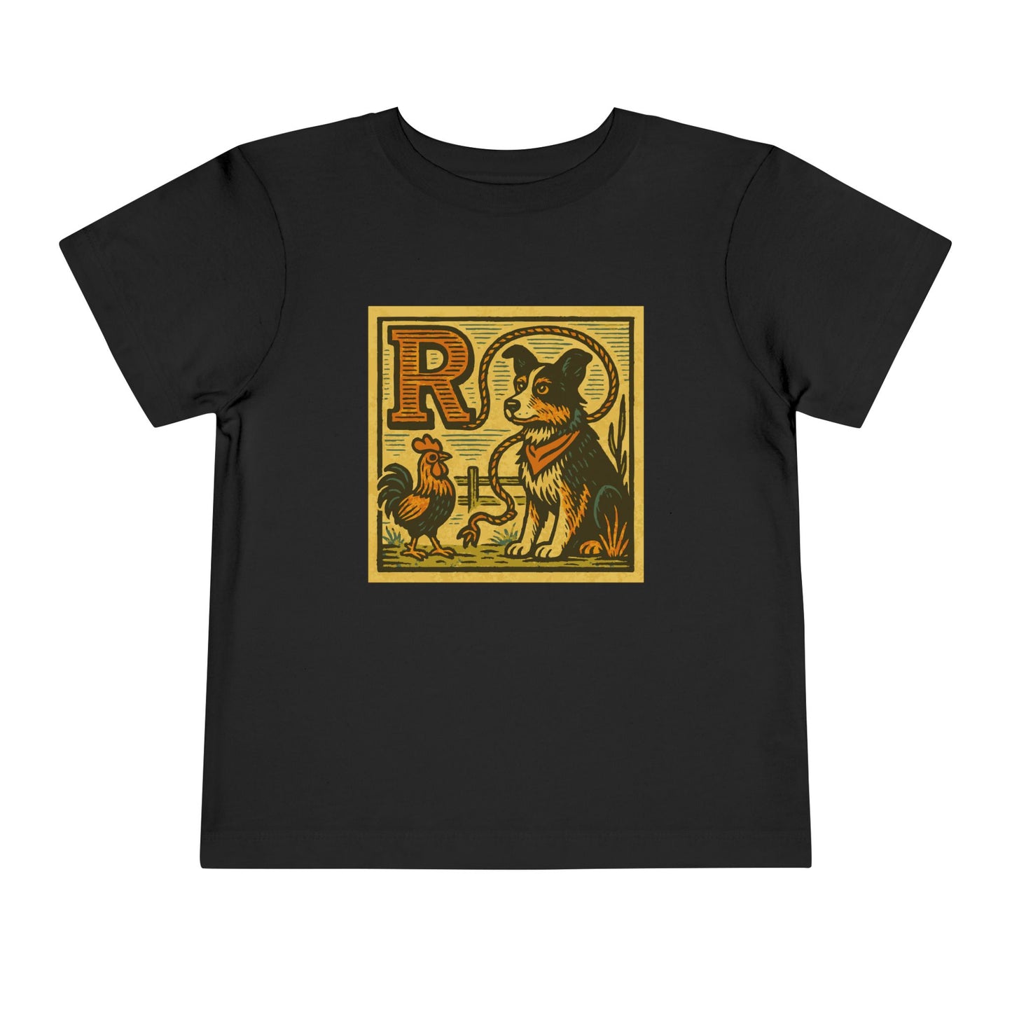 Western Block "R" Toddler Heavy Cotton™ Tee