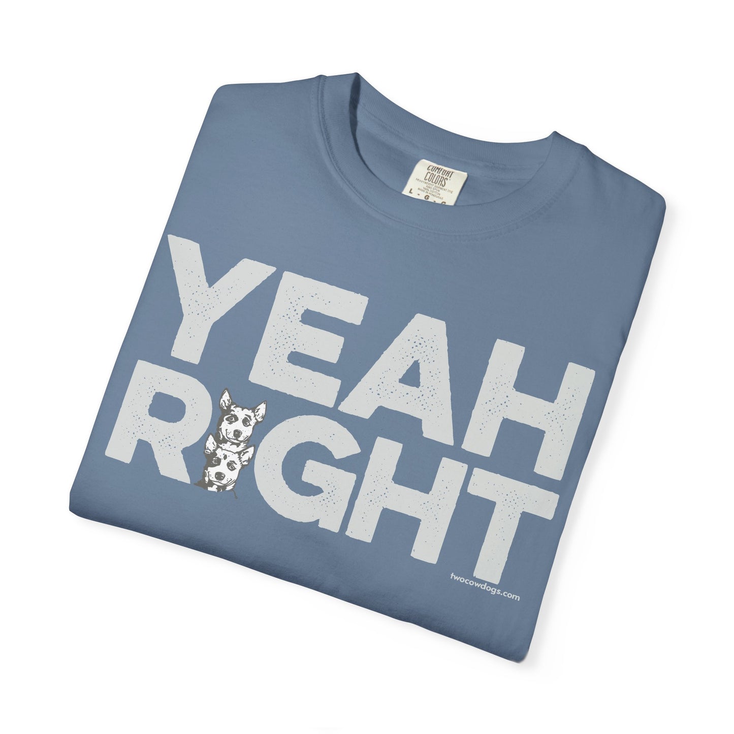 YEAH RIGHT, Garment Dyed T-Shirt