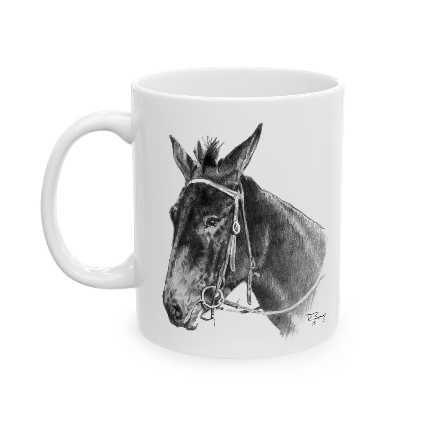 Mule "Big Ben" Ceramic Mug 11oz
