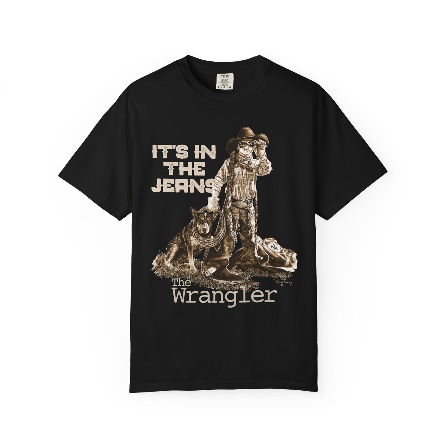 Rodeo T-shirt, It's In the Jeans, Unisex Tee, Garment-Dyed Shirt