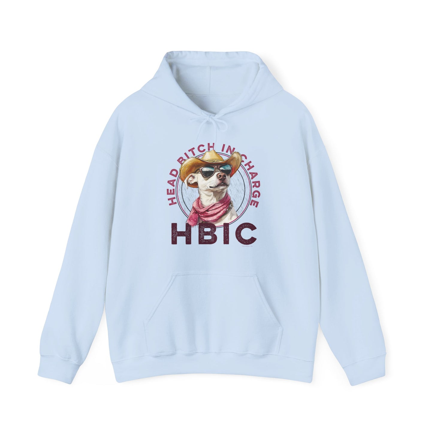 Hooded Sweatshirt HBIC Head Bitch in Charge Design