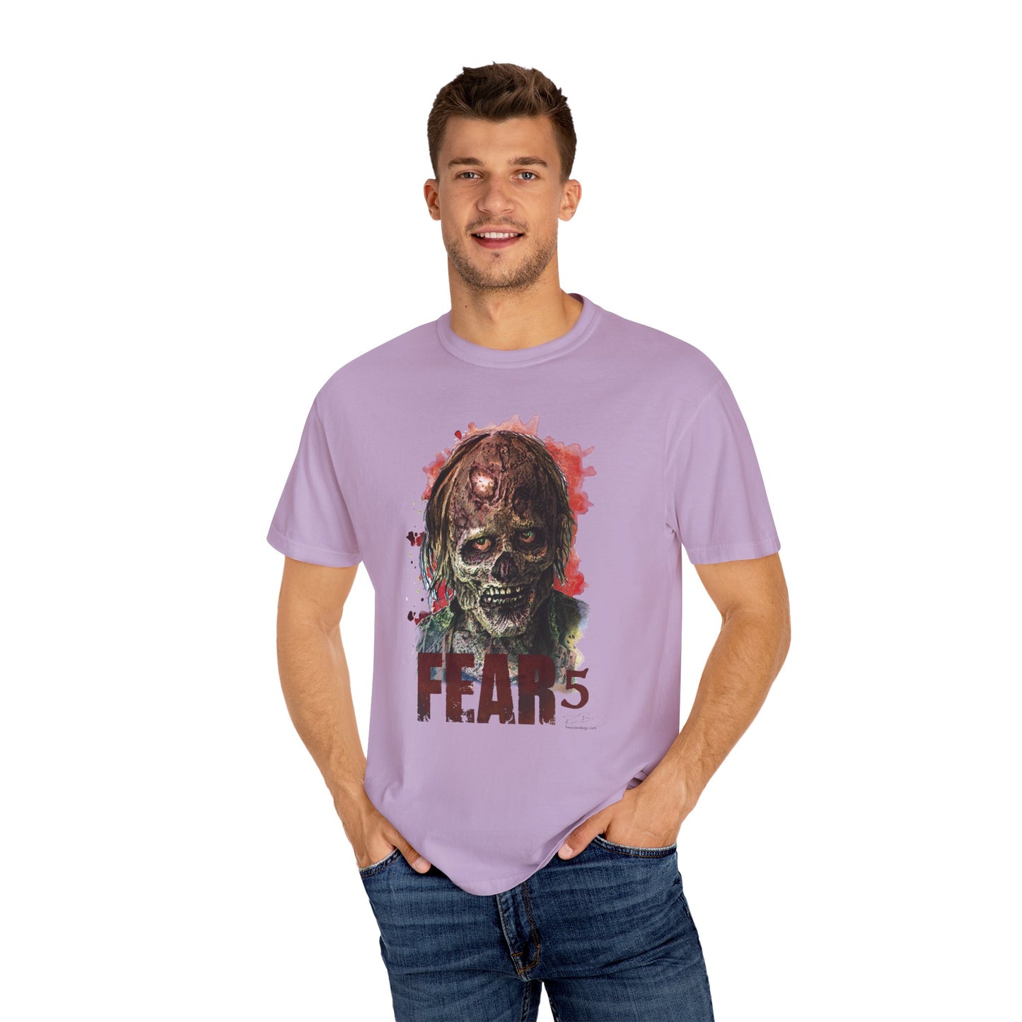 Fear 5 Zombie Garment-Dyed T-shirt