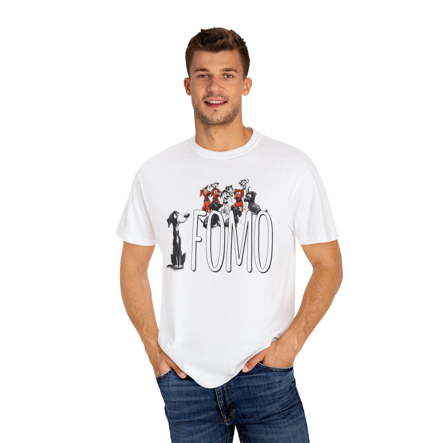 FOMO Funny Cowdog T-Shirt