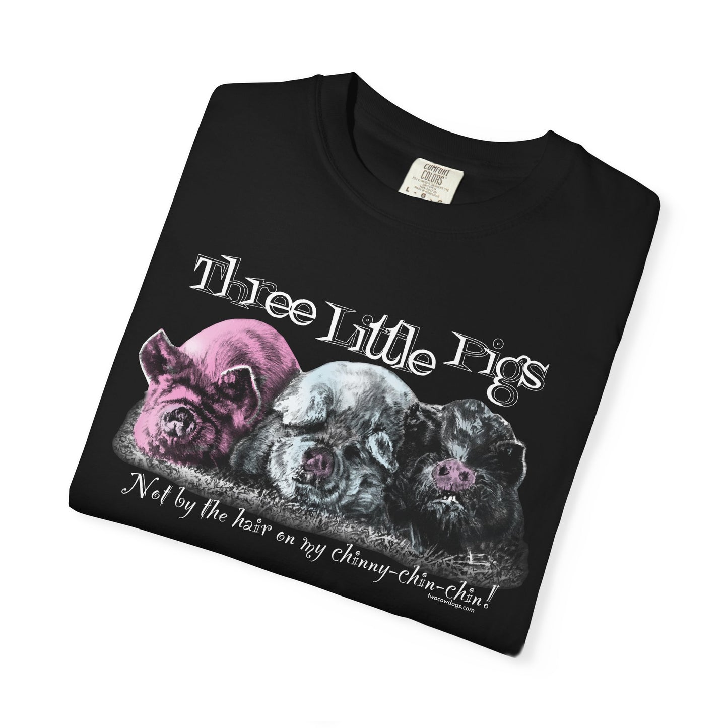 Three Little Pigs Garment-Dyed T-shirt