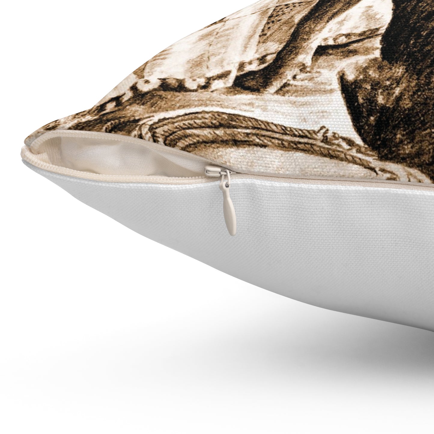 Prairie Praise Sepia Pillow with Psalm 150:6 Verse