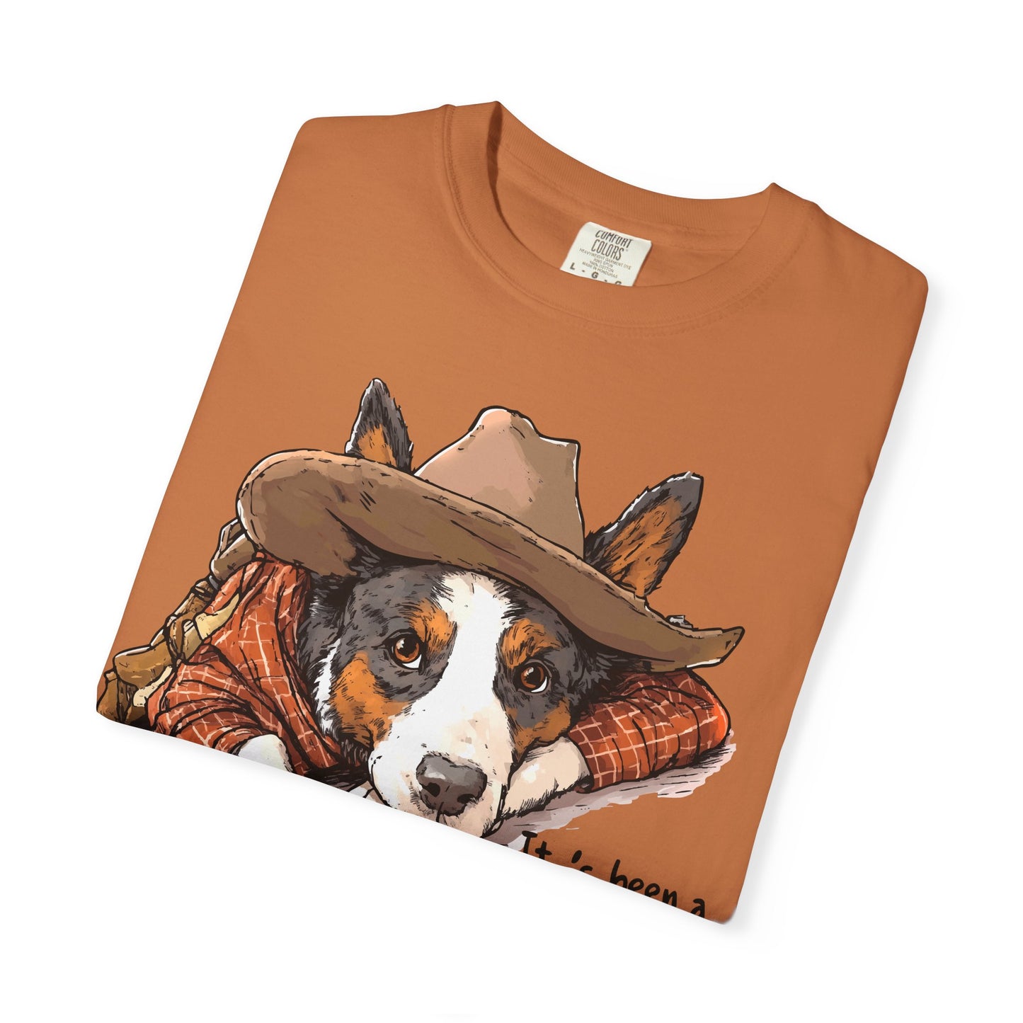 Garment-Dyed T-shirt Hard Days Night Cowdog Shirt