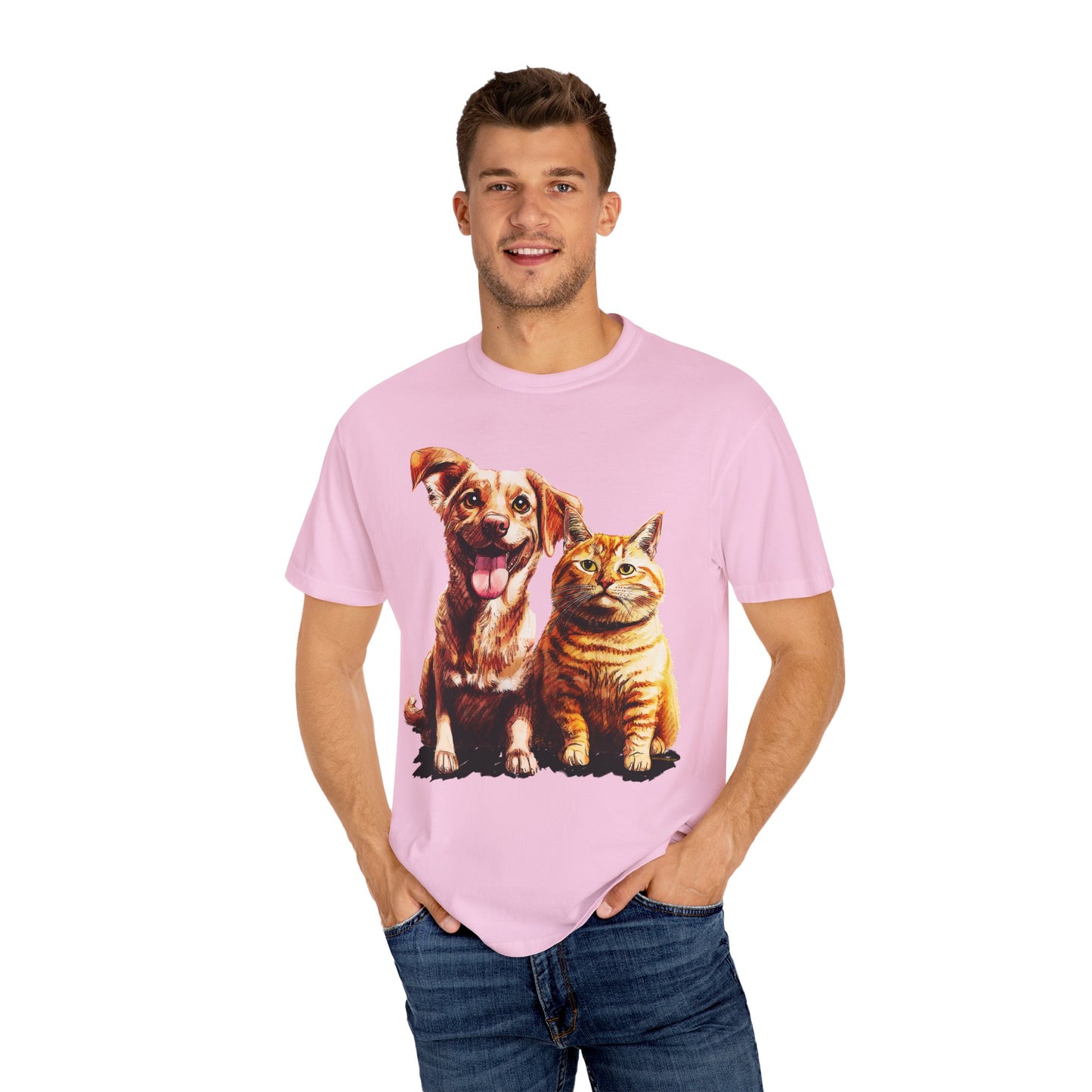 Odie and His Fat Cat Friend Super-Soft Tee