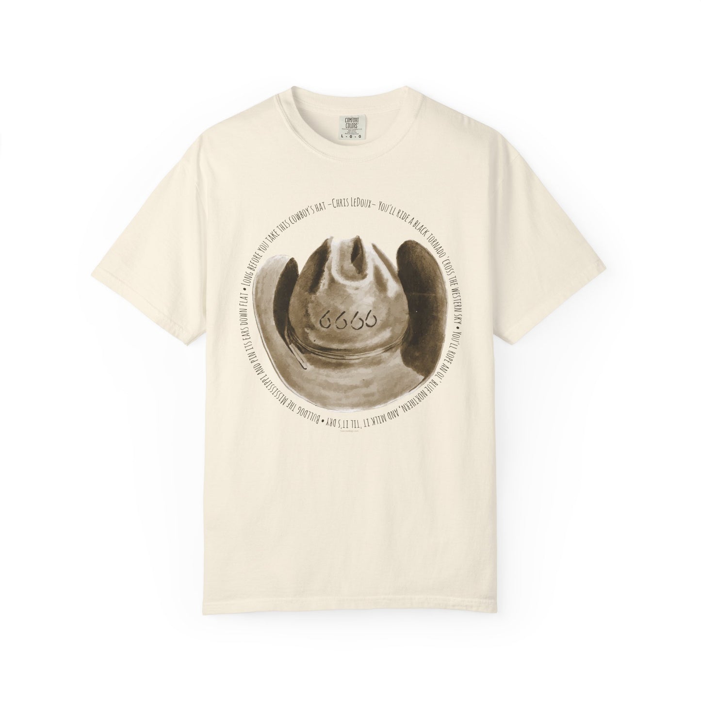 Unisex T-Shirt 6666 Cowboy Hat Design