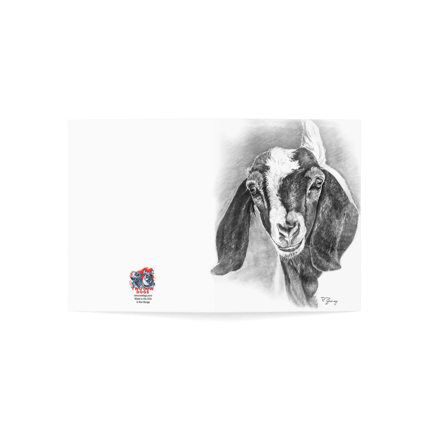 Boer Goat Blank Note Cards - Set of 10