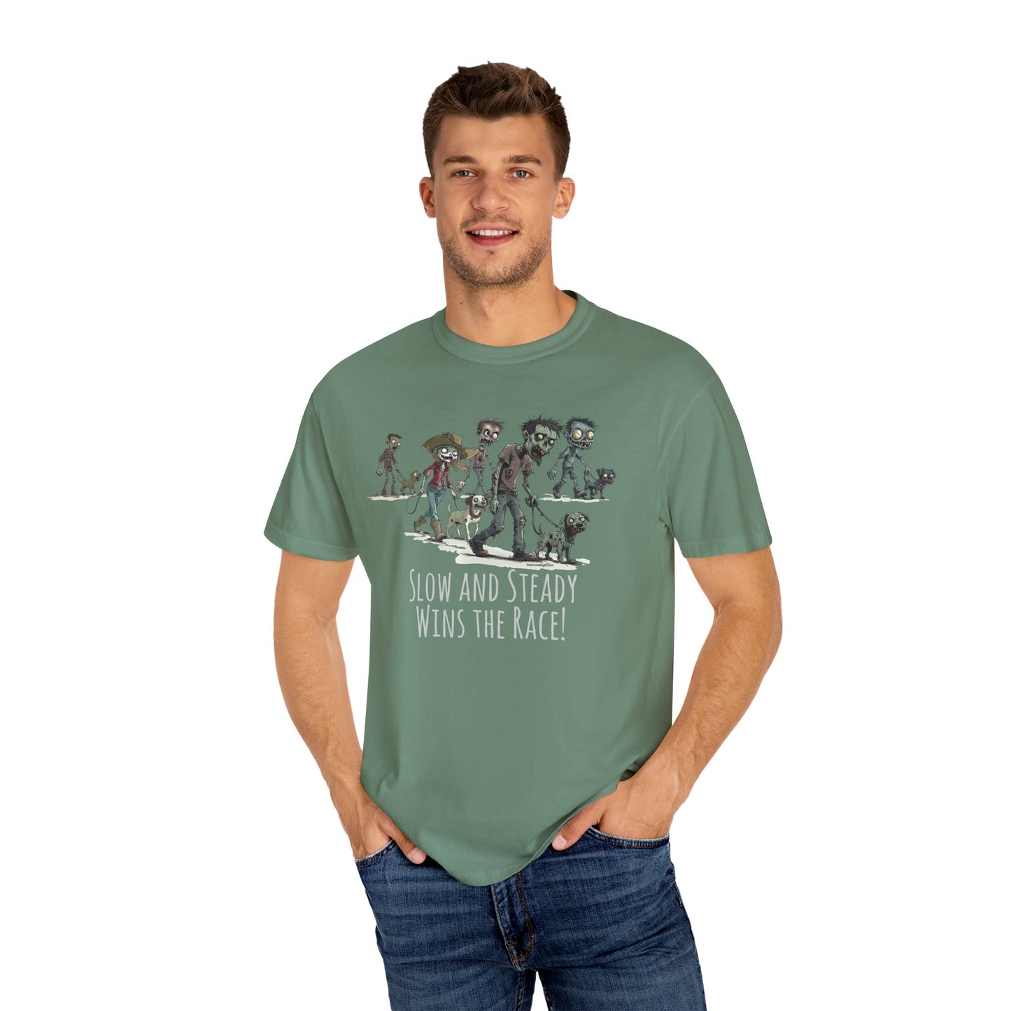 Zombie Hoard T-Shirt - Unisex Garment-Dyed
