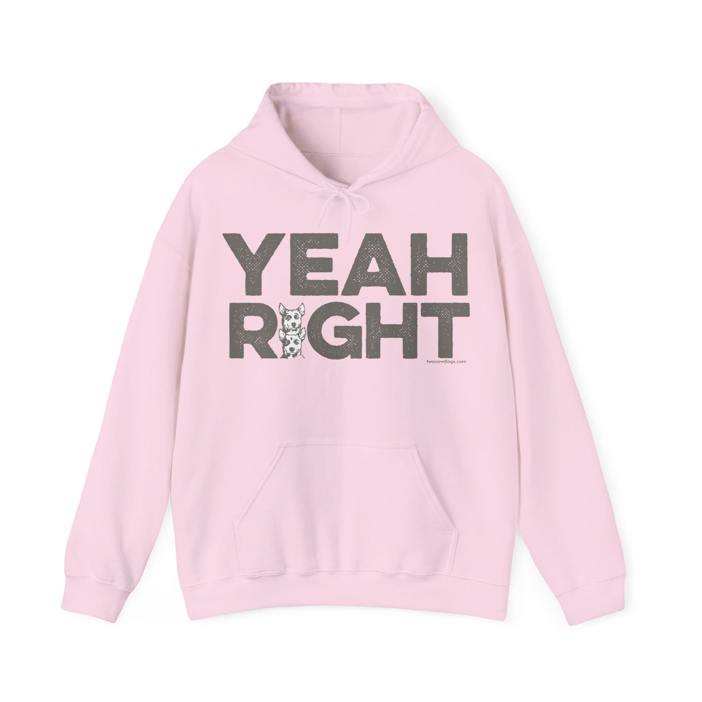 YEAH RIGHT, Heavy-Blend Hooded Sweatshirt