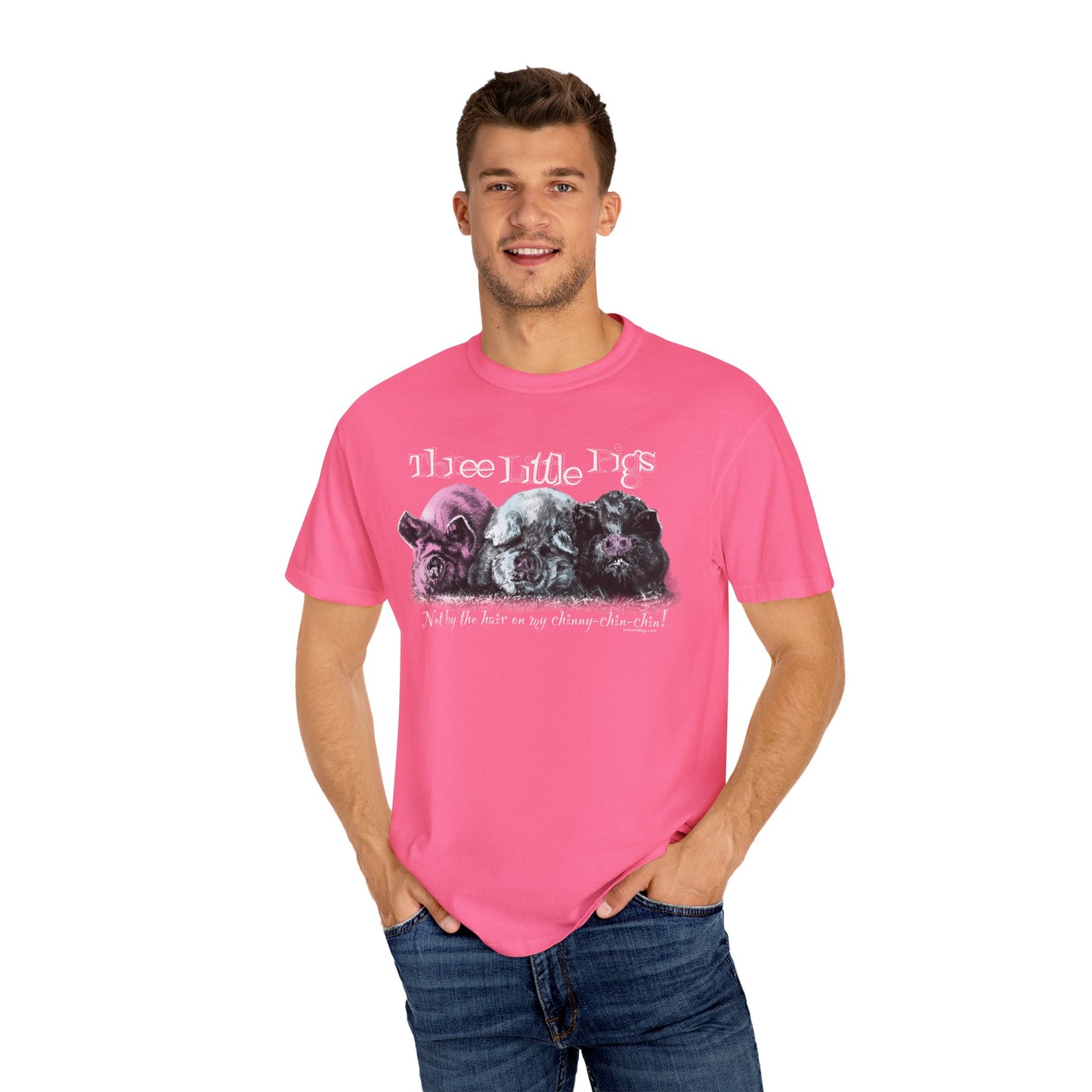 Three Little Pigs Garment-Dyed T-shirt