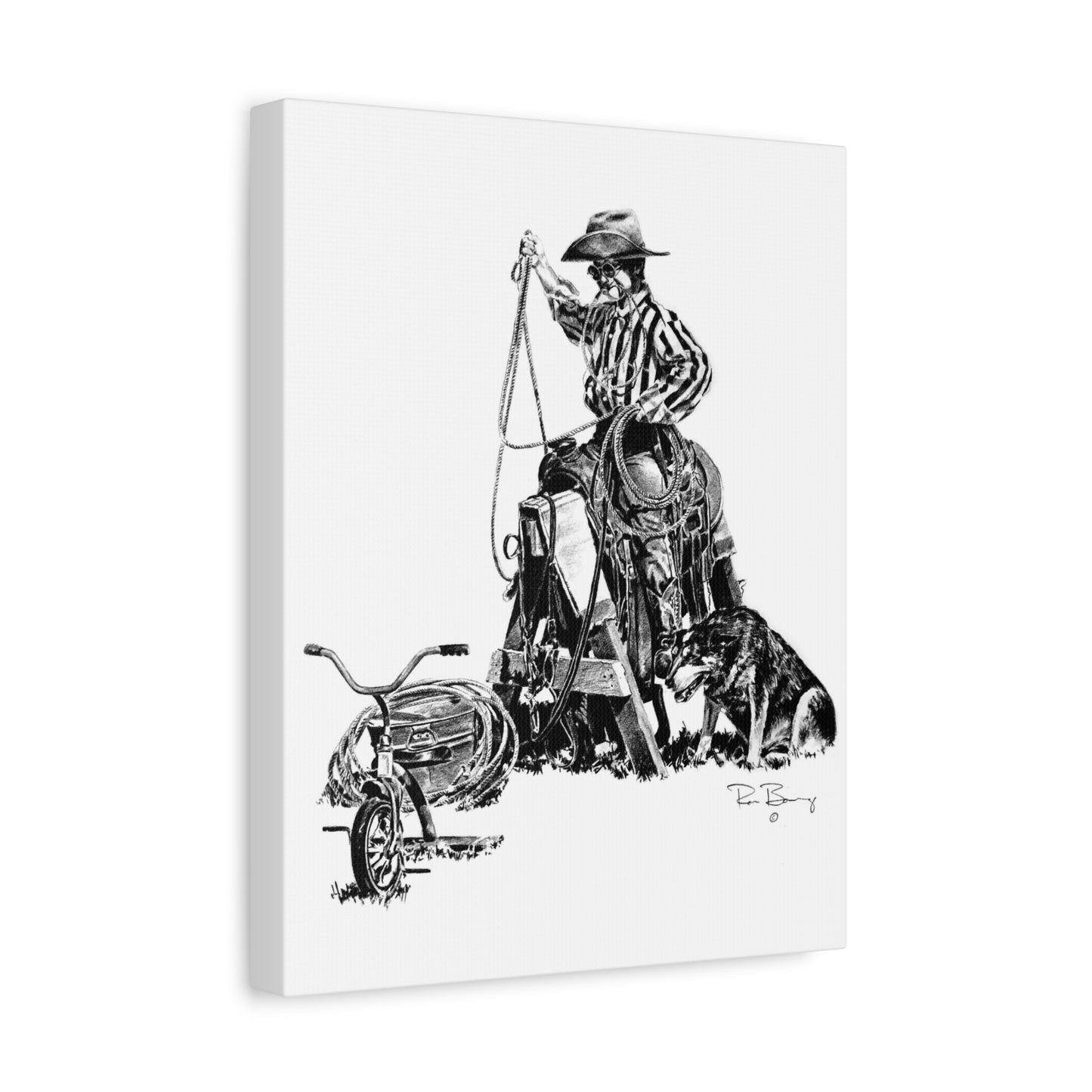 Future Team Roper Stretched Canvas