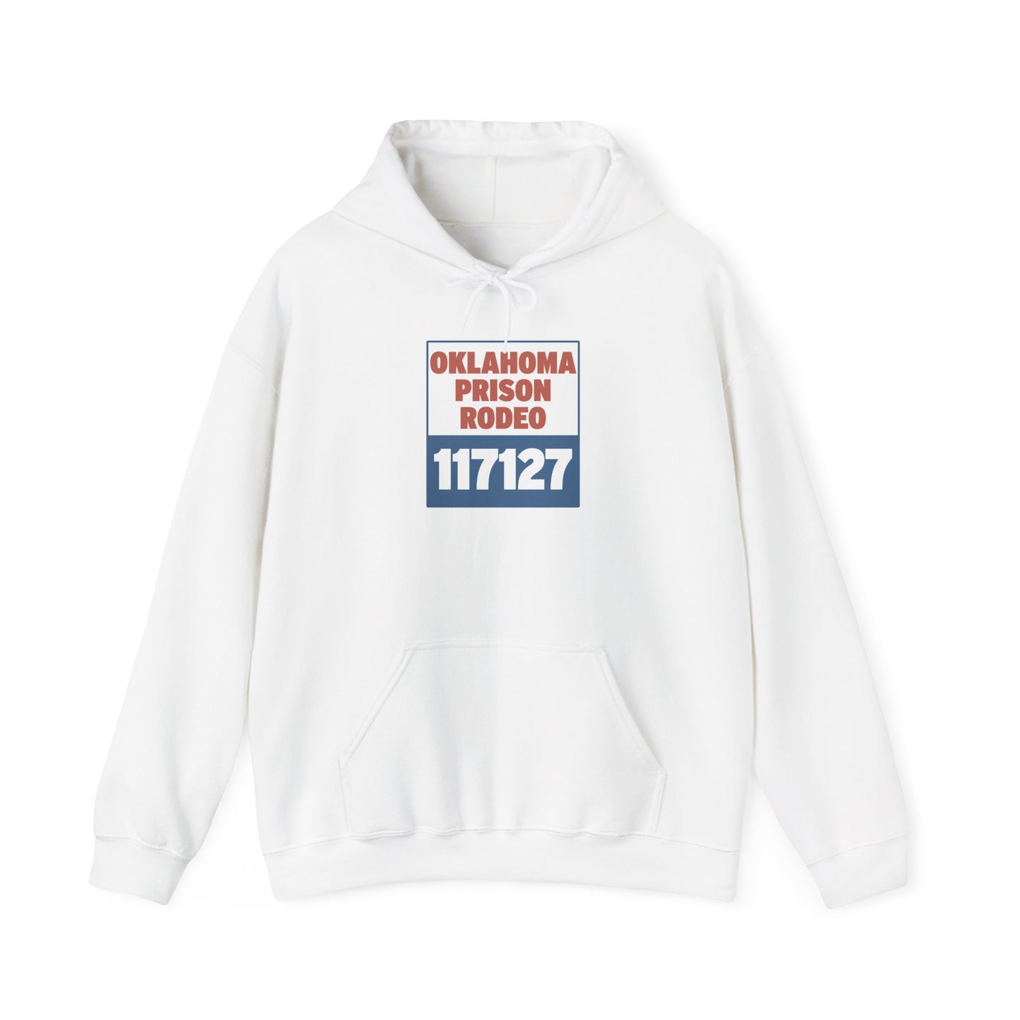 Vintage Rodeo Hoodie with 1940s Prison Rodeo Poster Design