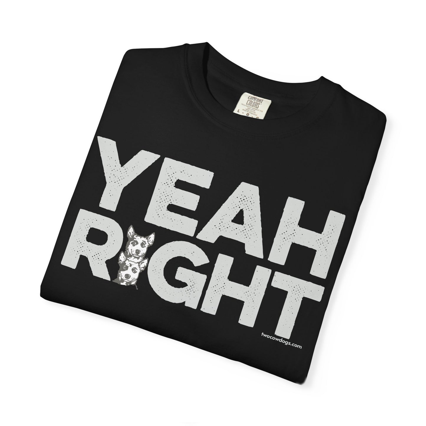 YEAH RIGHT, Garment Dyed T-Shirt