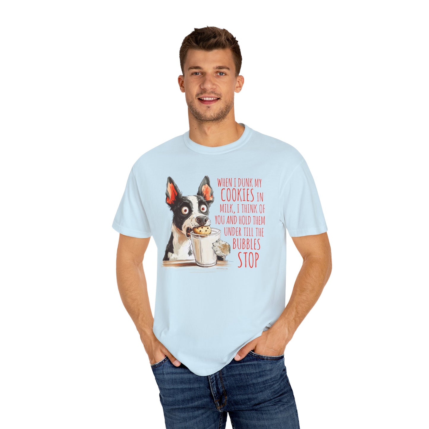 Cowdog Dipping Cookies T-Shirt - Unisex