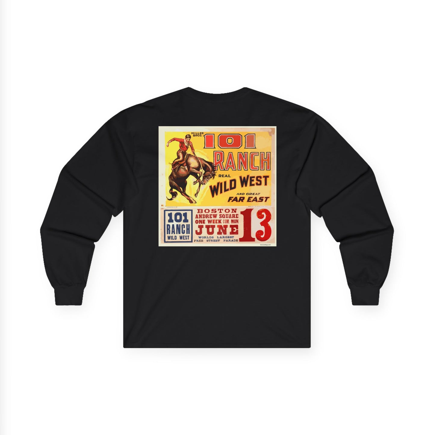 101 Rodeo Long-Sleeve T-Shirt - Unisex Garment-Dyed