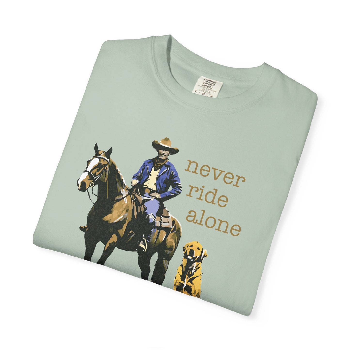 Never Ride Alone Tee Shirt