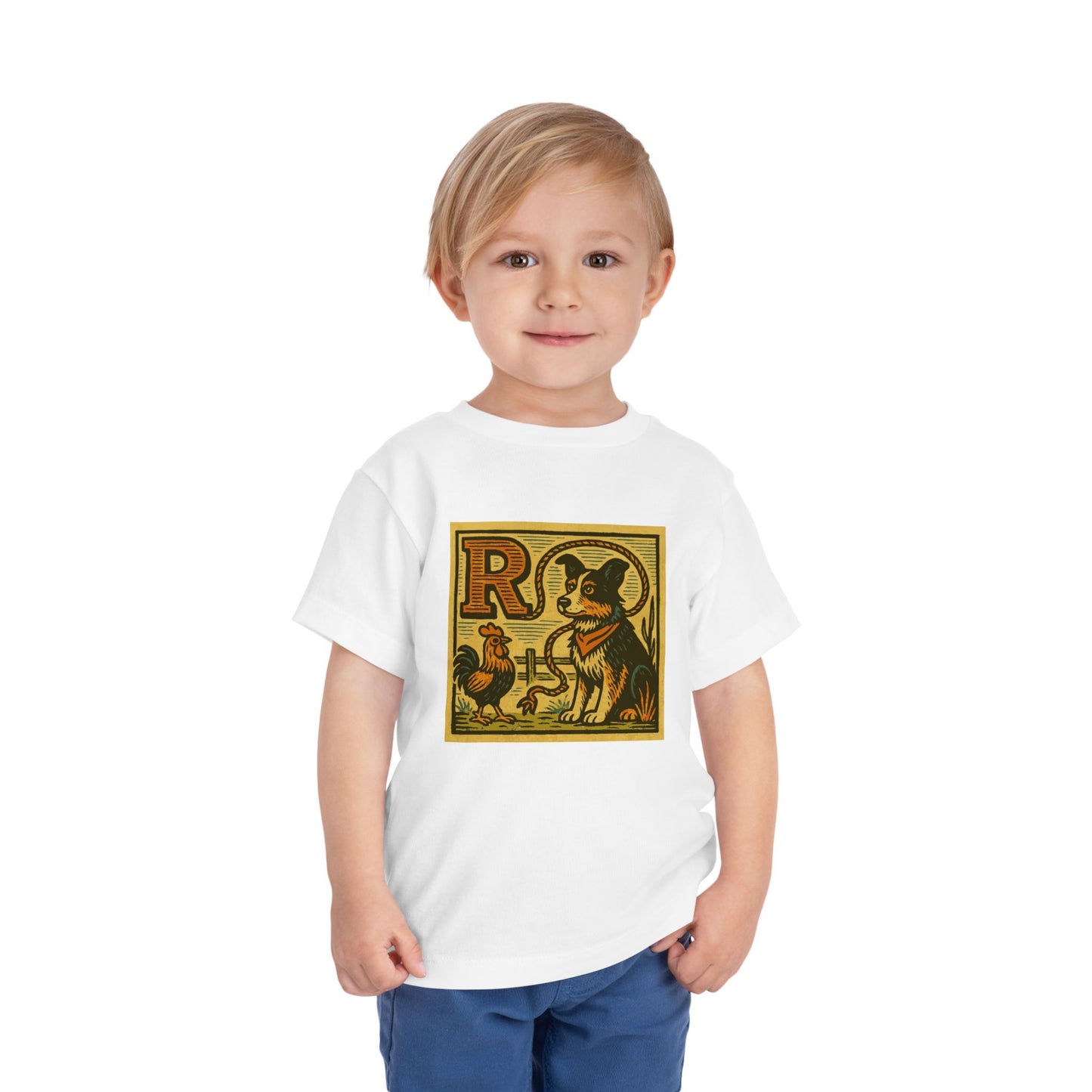 Western Block "R" Toddler Heavy Cotton™ Tee