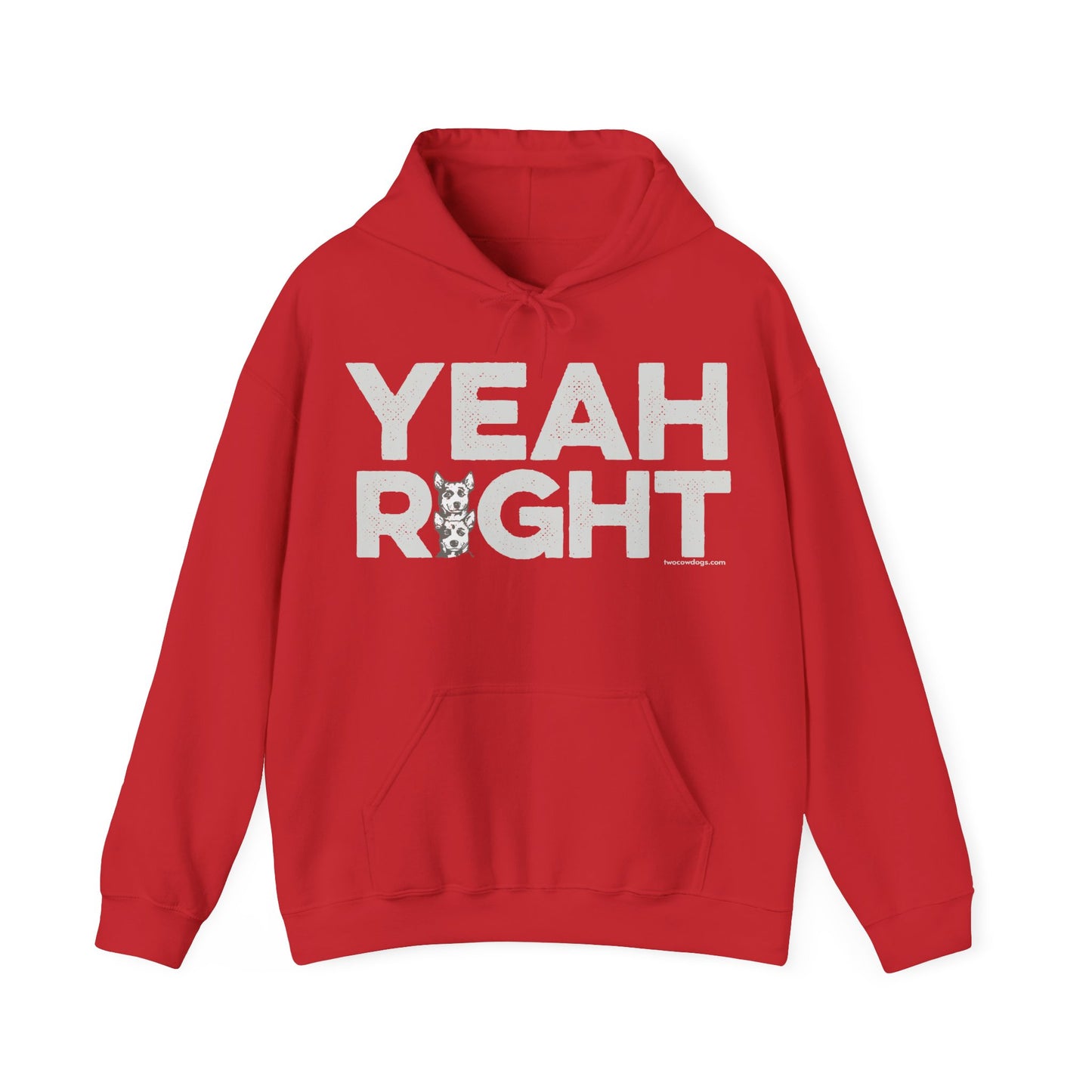 YEAH RIGHT, Heavy-Blend Hooded Sweatshirt
