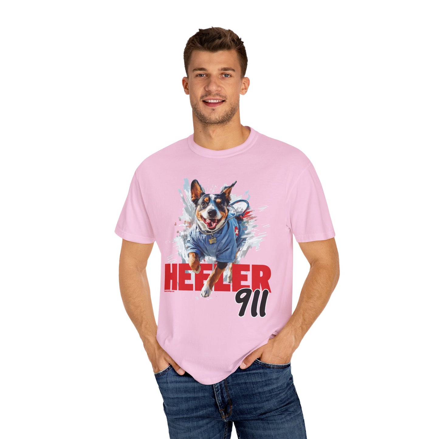 Heeler 911 Unisex T-shirt - Nurse Heeler Dog Design
