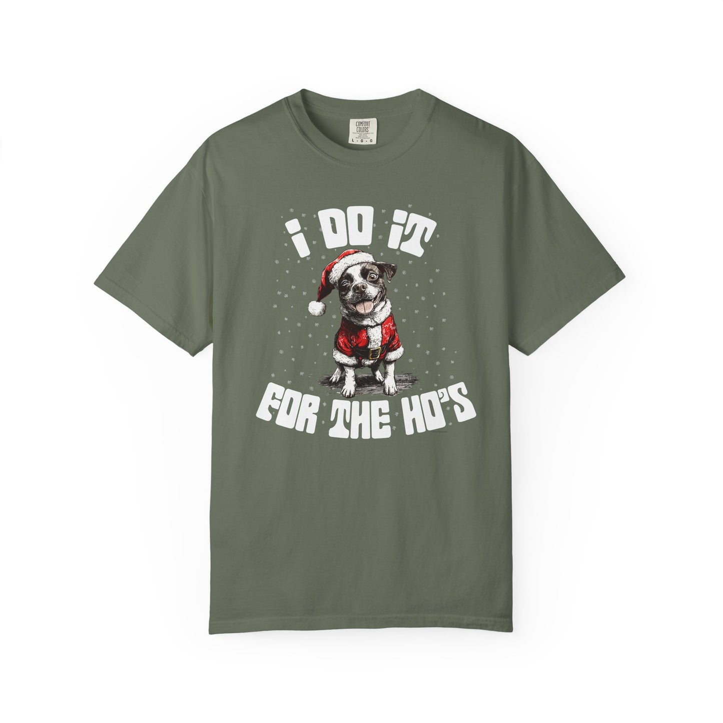 Holiday Cheer Unisex Garment-Dyed T-shirt, Christmas Gift Tee, Funny Xmas Shirt
