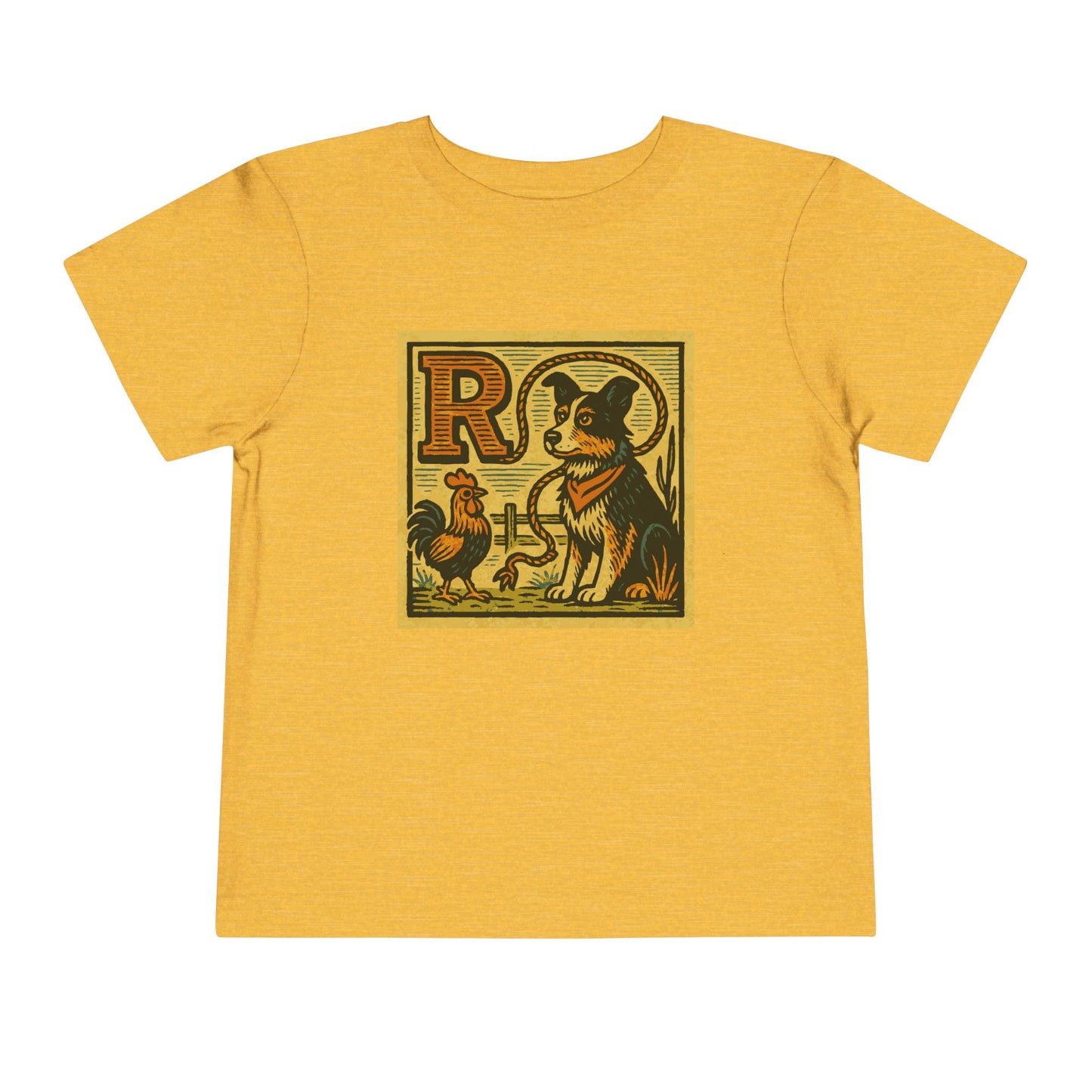 Western Block "R" Toddler Heavy Cotton™ Tee