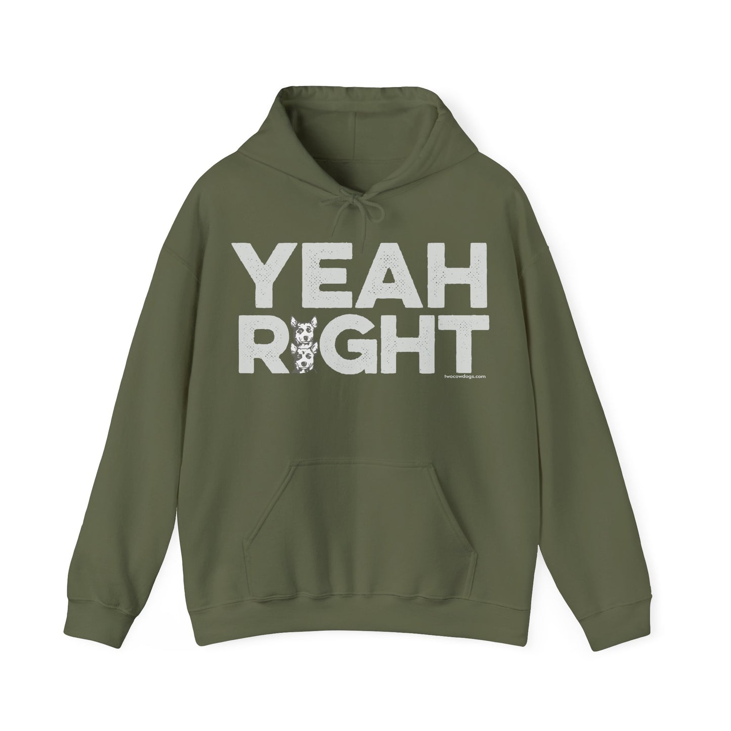 YEAH RIGHT, Heavy-Blend Hooded Sweatshirt